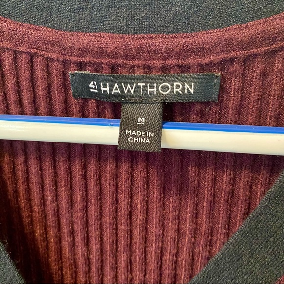 41 Hawthorn “Blaire” surplice sweater dress - Picture 3 of 16